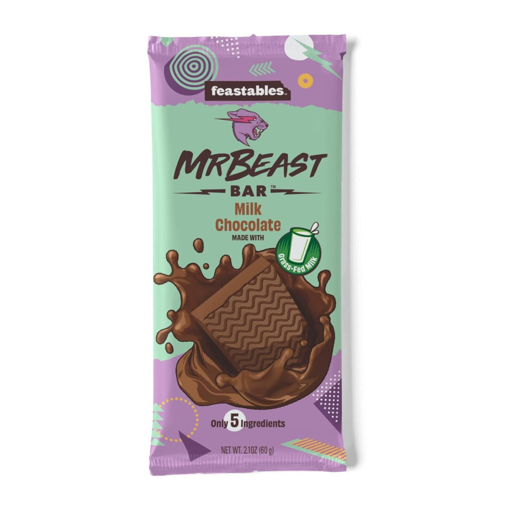 Feastables Mr Beast Milk Chocolate Bar 60 gr Çikolata ve Gofret Fiyatı