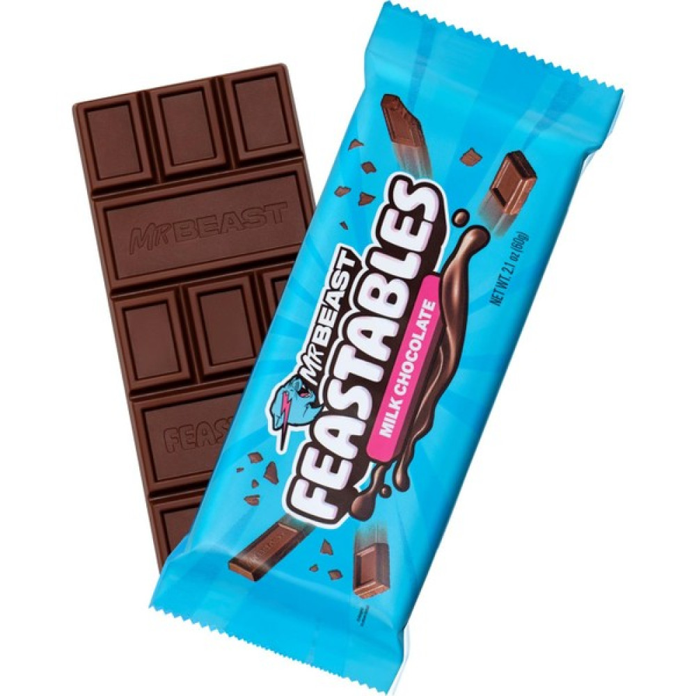 Feastables Mr Beast Milk Chocolate Çikolata Bar 60gr - 60 gr Çikolata ve Gofret Fiyatı
