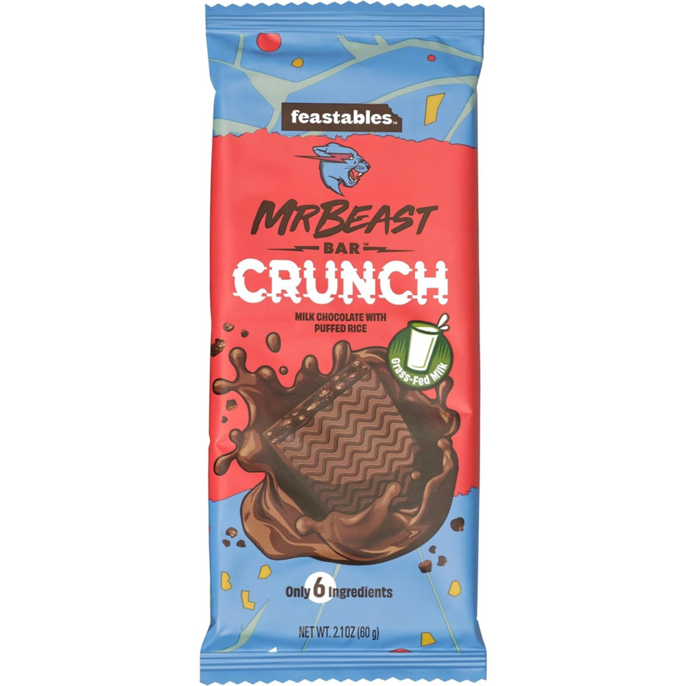 Feastables Mr Beast Milk Chocolate Crunch Chocolate Bar 60 gr Çikolata ve Gofret Fiyatı