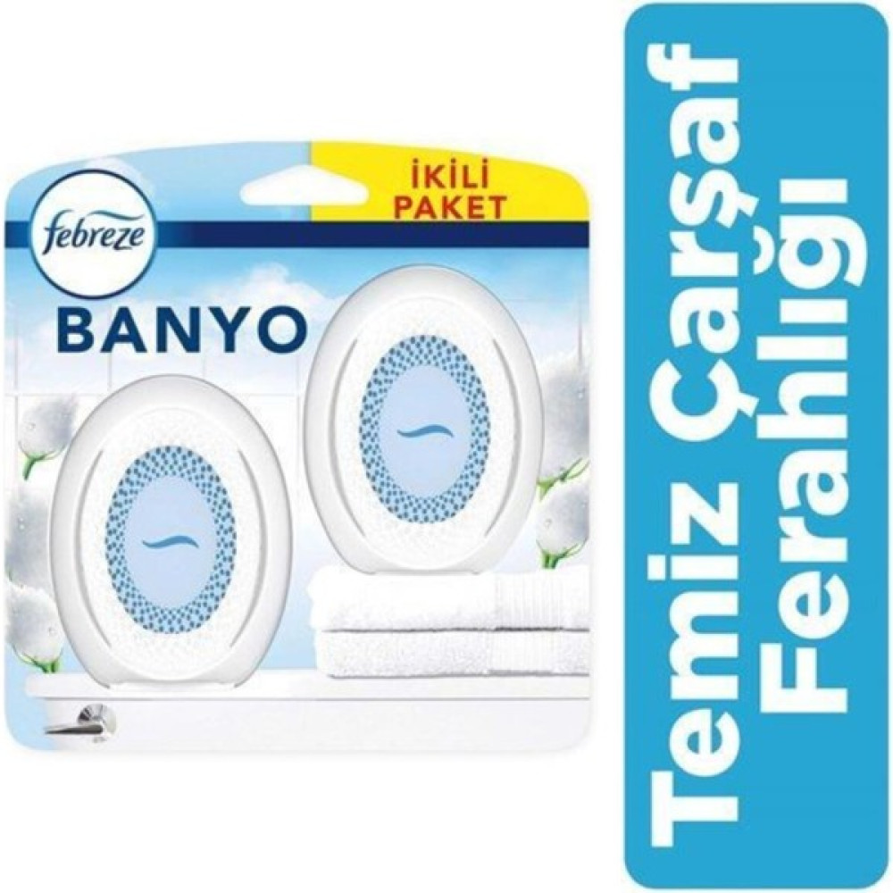 Febreze Banyo Temiz Çarşaf Ferahlığı Hava Ferahlatıcı Oda Kokusu 2'li Oda Kokusu Fiyatı