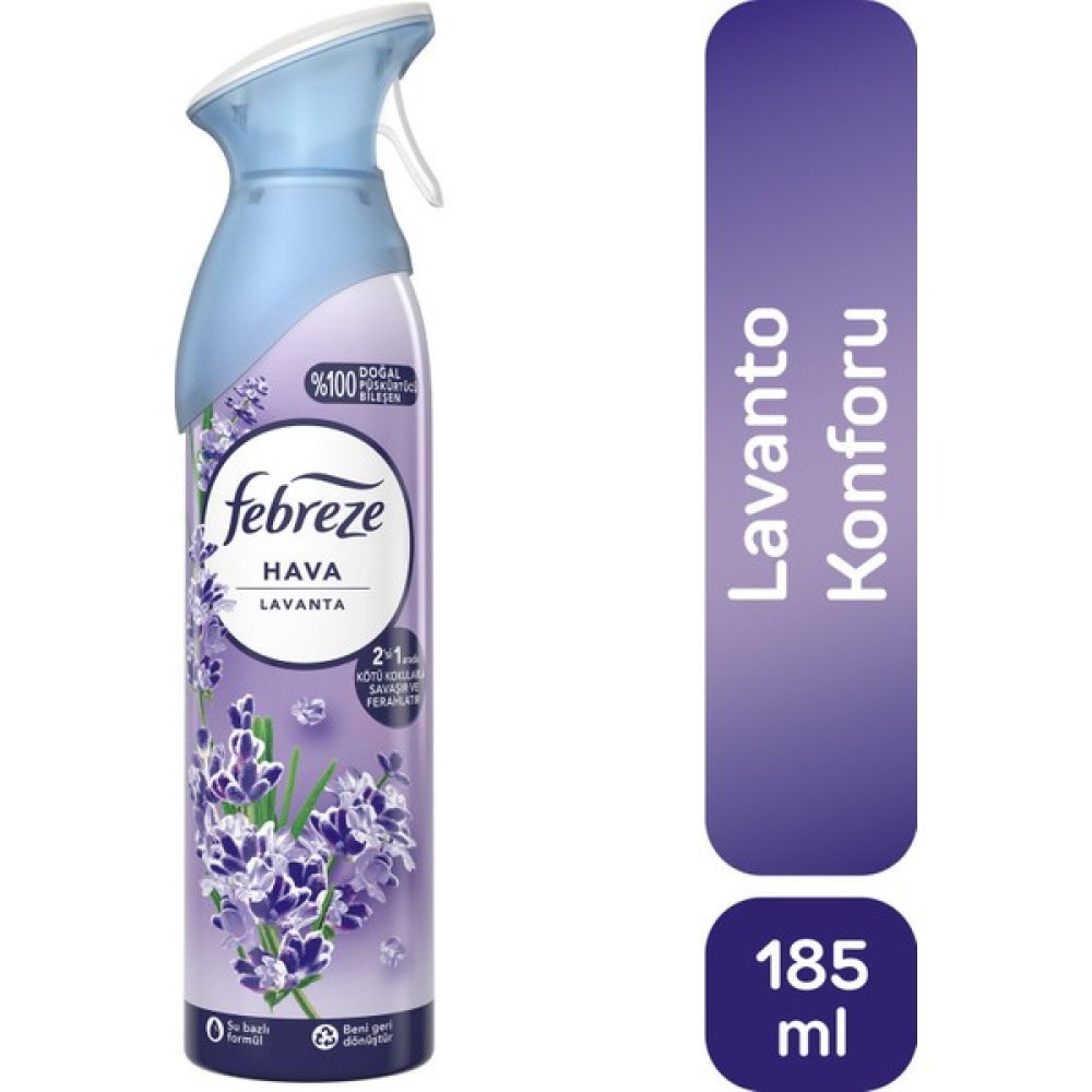 Febreze Hava Ferahlatıcı Sprey Oda Kokusu Lavanta Konforu 185 ml Oda Kokusu Fiyatı