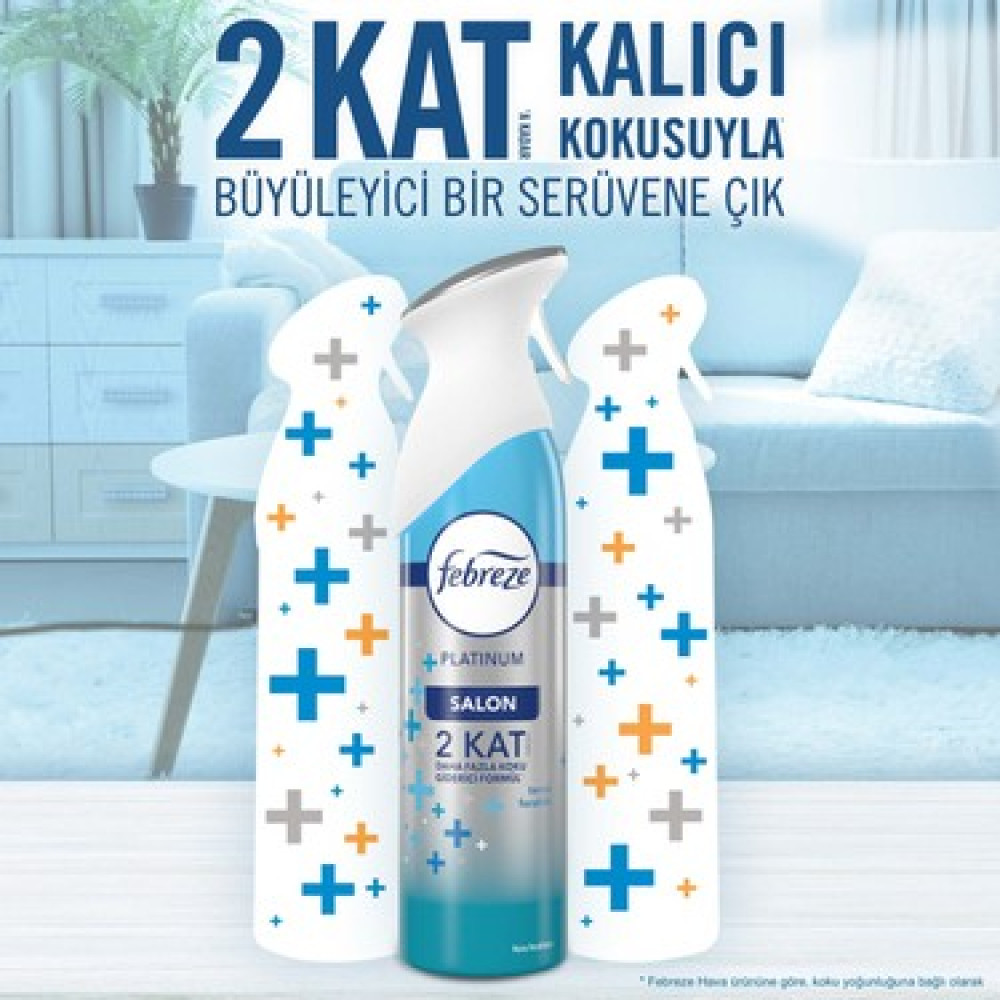 Febreze Oda Kokusu Aerosol Sprey 300 ml Hijyen Salon