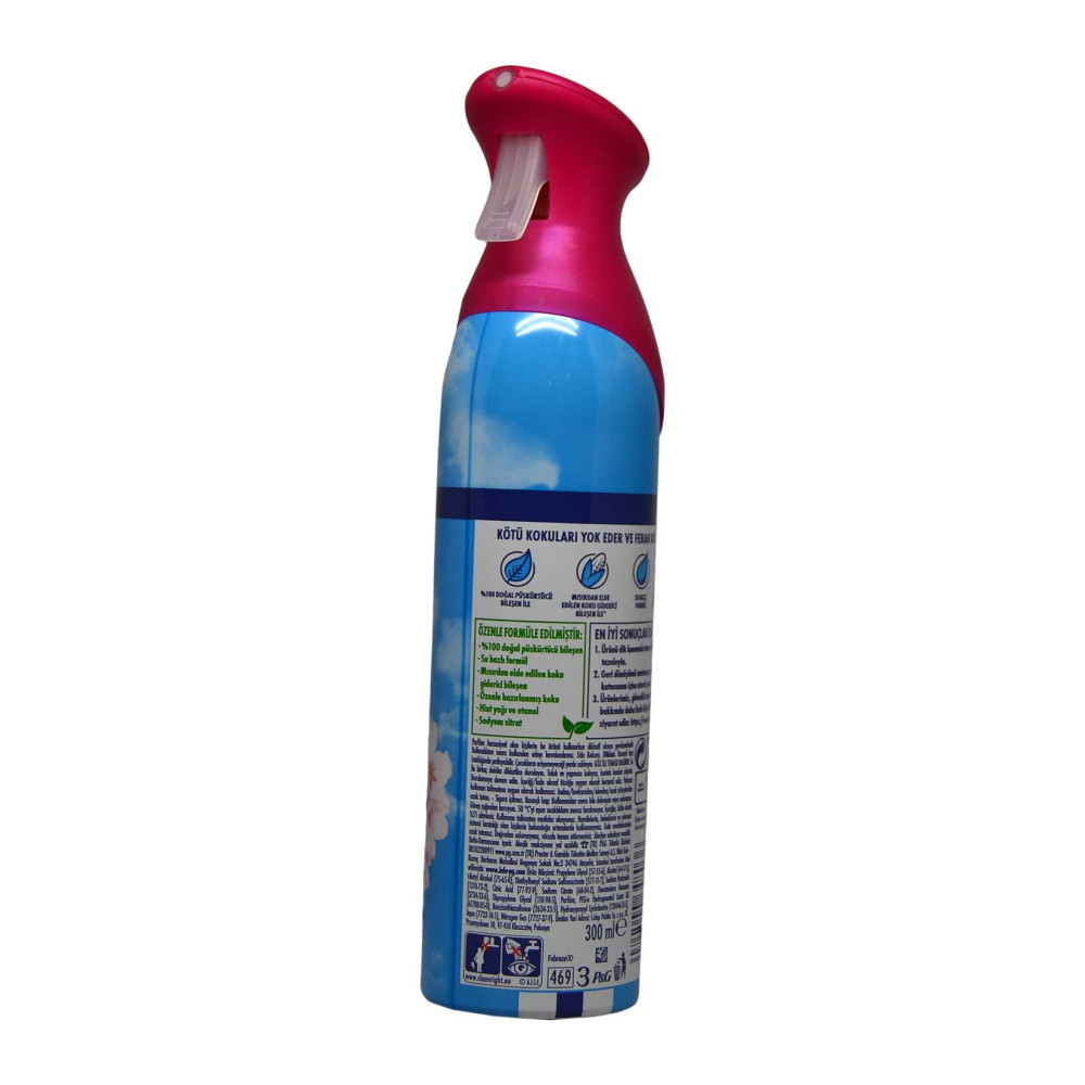 Febreze Oda Kokusu Aerosol Sprey 300 ml Japon Kiraz Çiçekleri