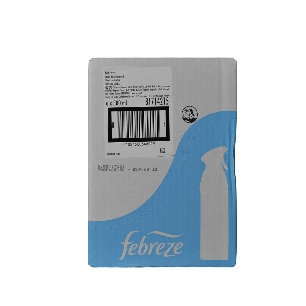 Febreze Oda Kokusu Aerosol Sprey 300 ml Japon Kiraz Çiçekleri