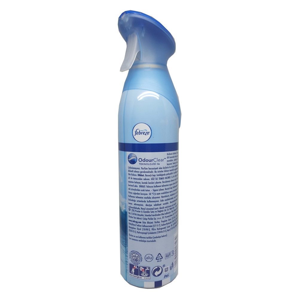 Febreze Oda Kokusu Aerosol Sprey 300 ml Okyanus Esintisi