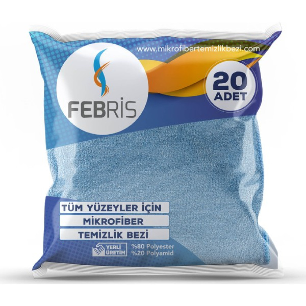 Febris 20'li Ultra Mikrofiber Temizlik Bezi Oto Boyaları Fiyatı