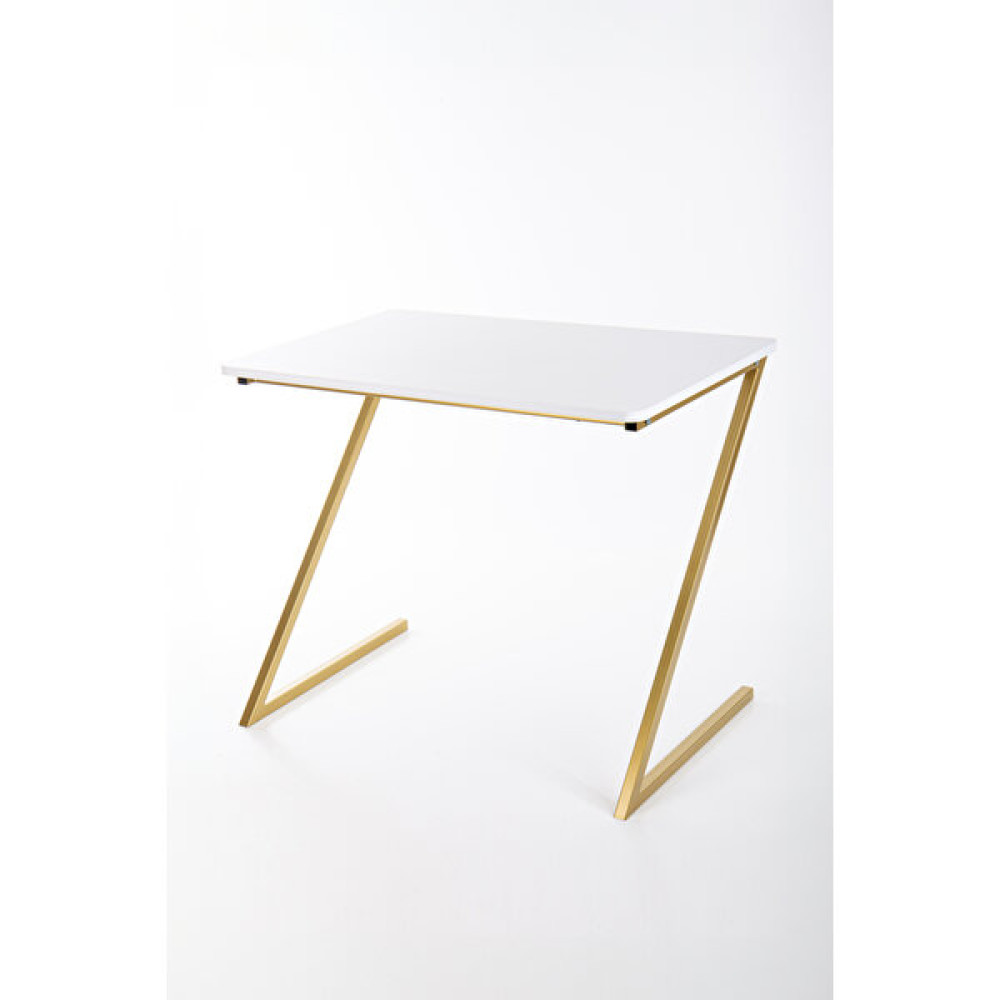 Fec Reklam Anubis Masa Laptop Masası Çalışma Odası Masası - 75 CM - Gold Çalışma Masası Fiyatı