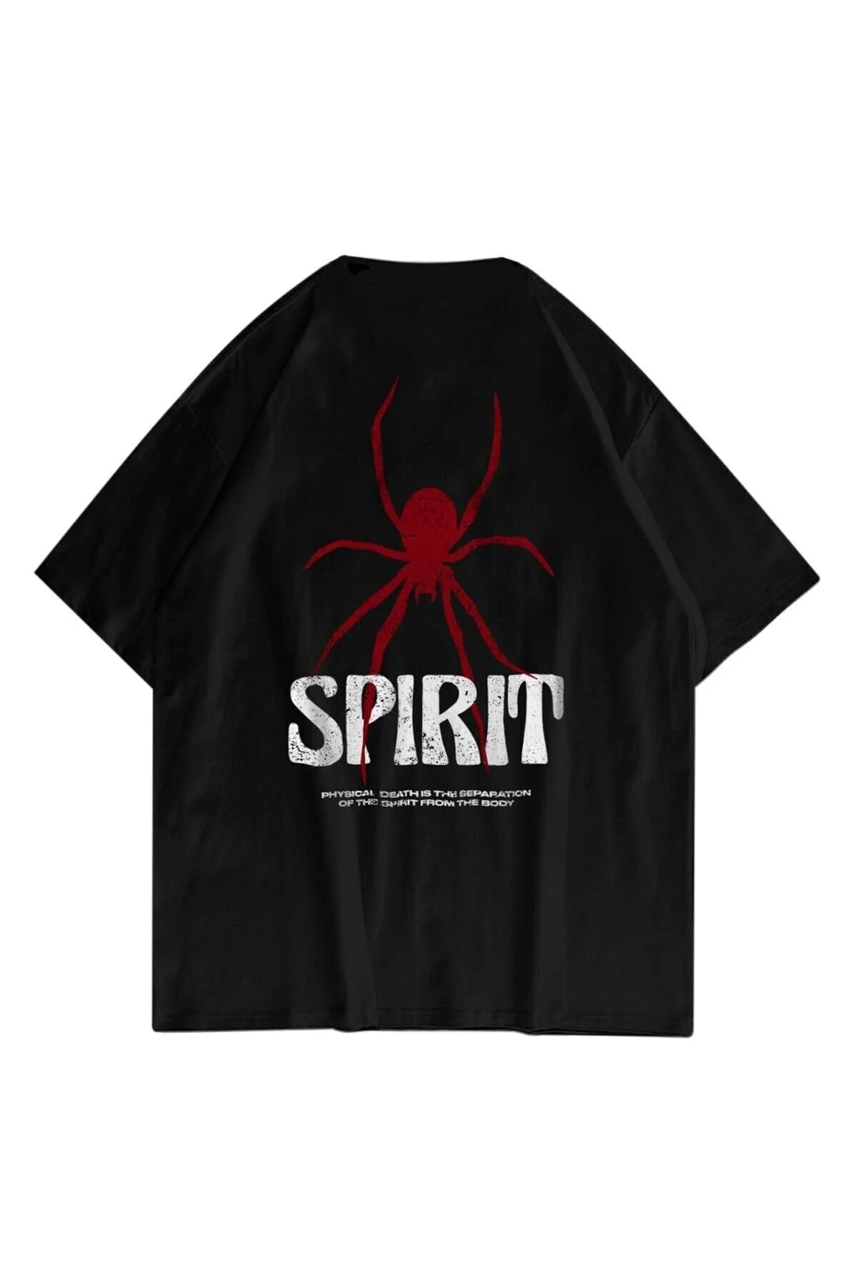 FECCY Oversize Unisex Spirit Tshirt S Beden" Bayan T-shirt Fiyatı