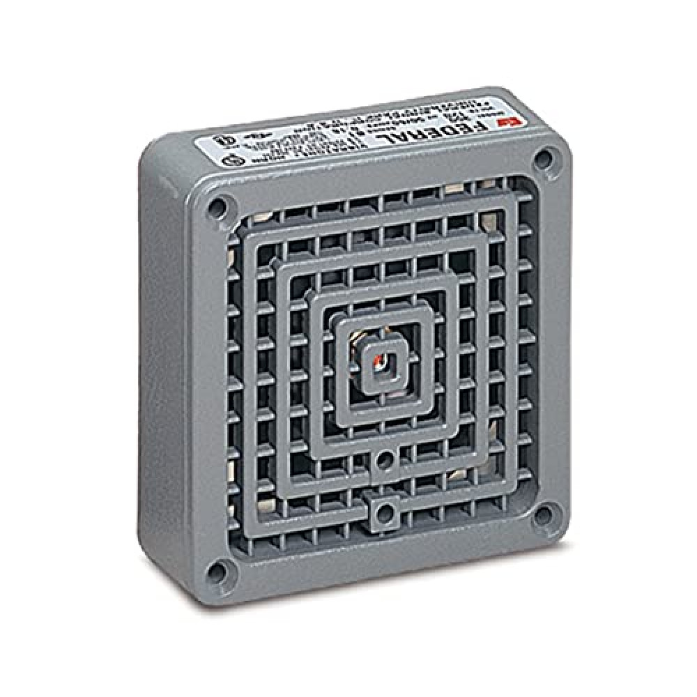 Federal Signal 350-120-30 Vibratone Horn, 120VAC, 0.18 AC, Gray