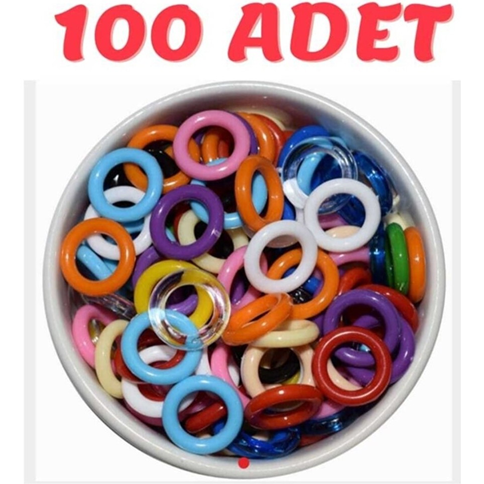 Fedu Cosar Güvercin Ayak Bileziği Simit 100 Adet Karışık Renk Güvercin Halka Diğer Fiyatı