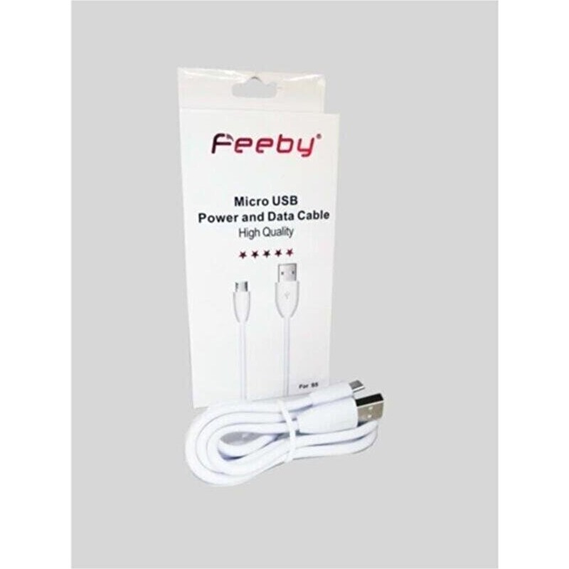 Feeby S5 Micro USB Şarj ve Data Kablosu - Beyaz Diğer Fiyatı