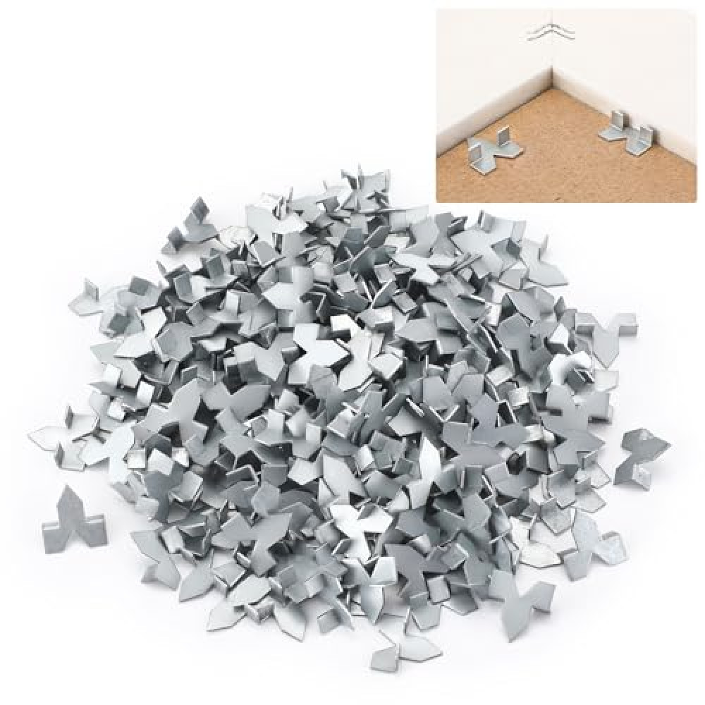 Feekoon 250 Pcs Glazing Push Points, Push Glazier Points, Zinc Finish Glazier Points for Framing Glass Picture Cross Stitch