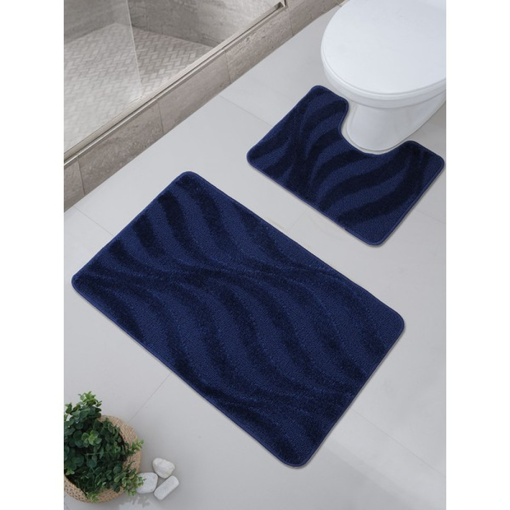 Feel Saturn 2li Kaydırmaz Taban Paspas Seti 40 x 50 - 50 x 80 cm - Renkli Klozet Takımı Fiyatı