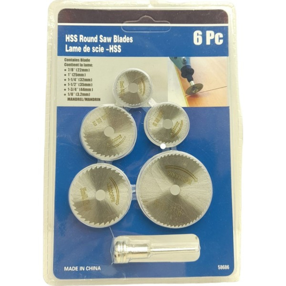 Feifei 6 Parça Mini Yuvarlak Testere Bıçakları 22---44MM (4767) - FEİ9993-7372 Oto Boyaları Fiyatı