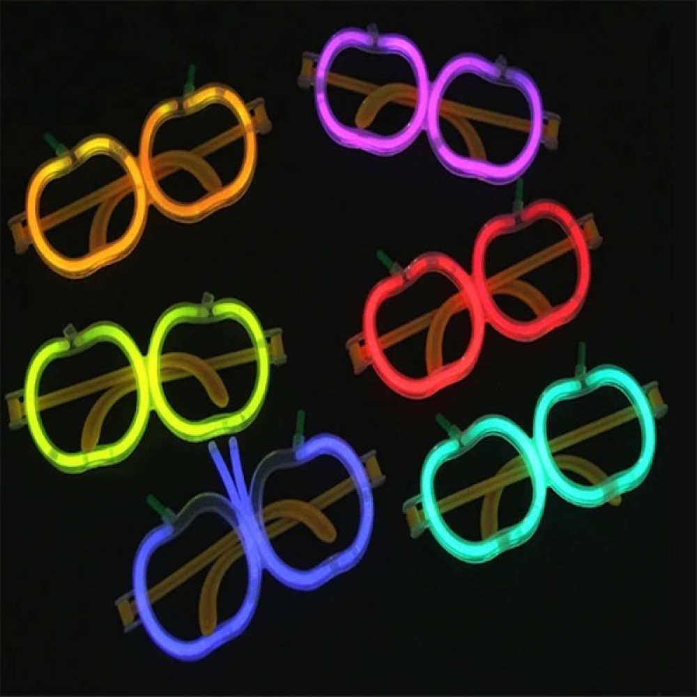 Feifei Glow Stick Elma Gözlük - Glow Partisi Gözlüğü - Glow Stick Gözlük 12 Adet Oto Boyaları Fiyatı
