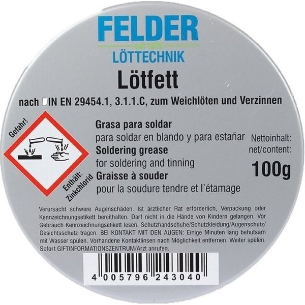 Felder Lehim Pastası Lötfet 100 Gr Oto Boyaları Fiyatı