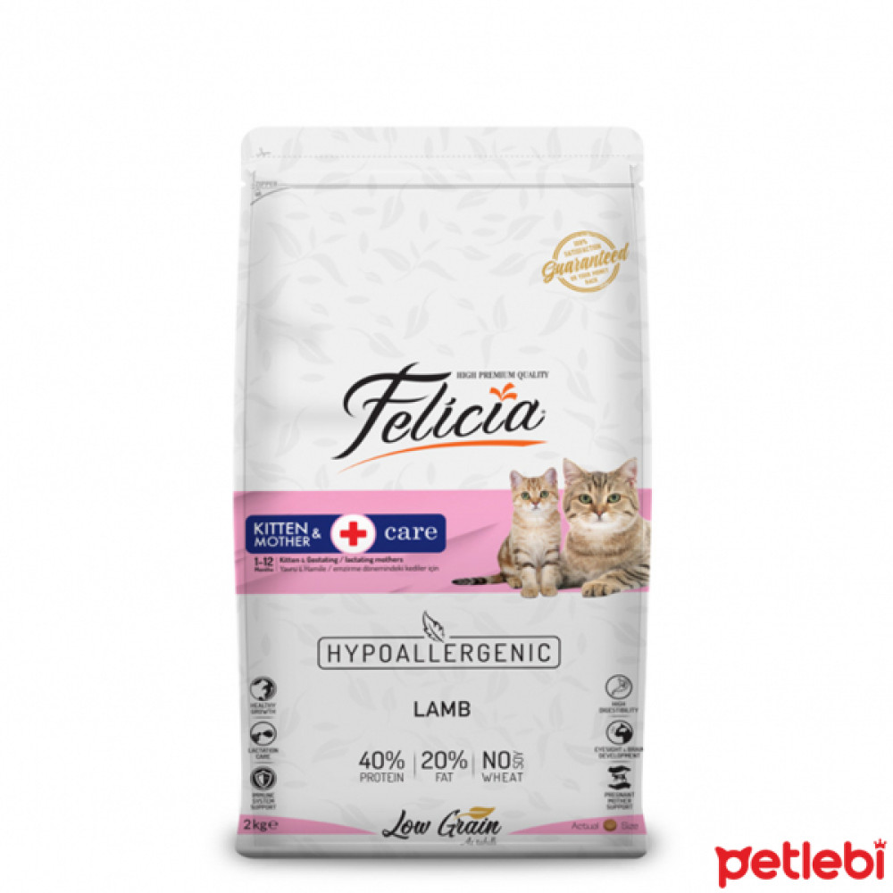 Felicia HypoAllergenic Kuzu Etli Düşük Tahıllı Yavru Kedi Maması 2kg Evcil Hayvan Ürünleri Fiyatı
