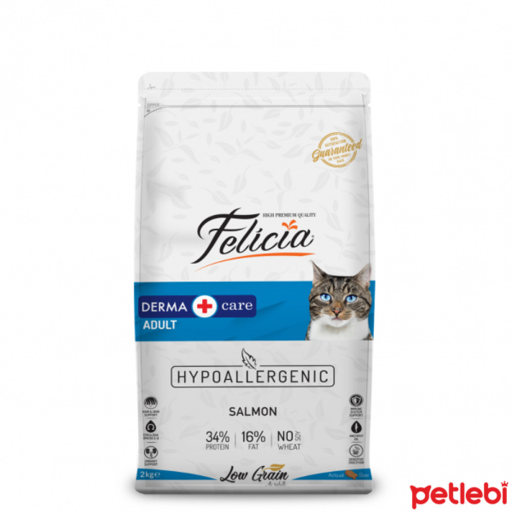 Felicia HypoAllergenic Somonlu Düşük Tahıllı Yetişkin Kedi Maması 2kg Evcil Hayvan Ürünleri Fiyatı