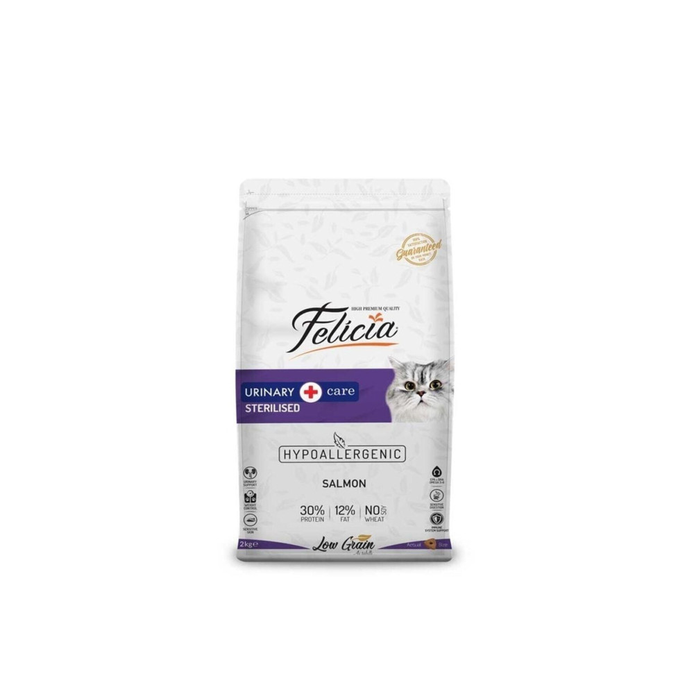 Felicia Somonlu Sterilised Kısırlaştırılmış Hypoallergenic Az Tahıllı Kedi Maması 2 Kg Evcil Hayvan Ürünleri Fiyatı