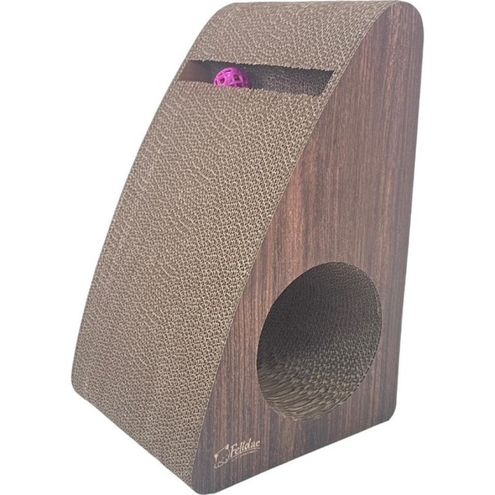 Felidae Doğal Kedi Otlu ve Zilli Toplu Kedi Tırmalama Kartonu (Medium) , Sıkıştırılmış Oluklu Mukavva Karton Kedi Tırmalaması 43X27X24CM - Ahşap Rengi Evcil Hayvan Ürünleri Fiyatı