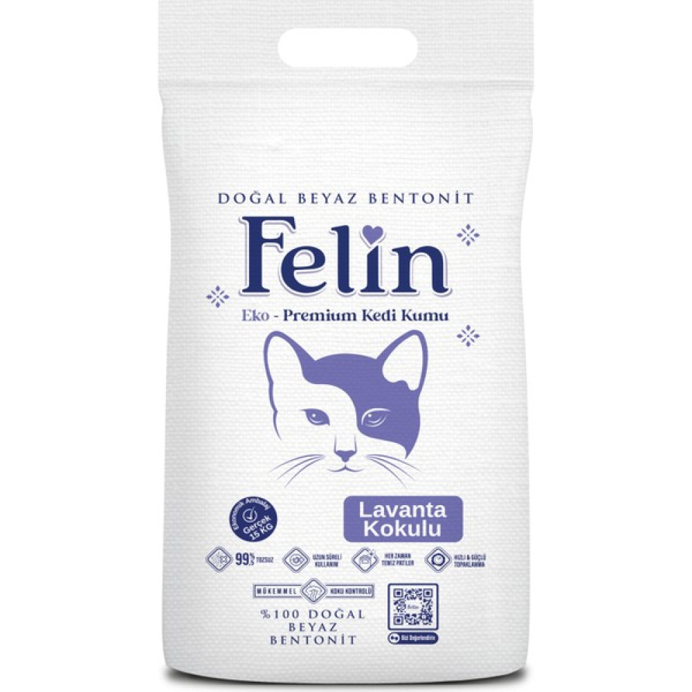 Felin Lavanta Kokulu Kedi Kumu 15 kg Evcil Hayvan Ürünleri Fiyatı