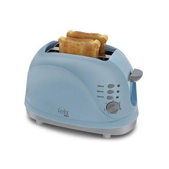 Felix FL285 Starry 700 W 7 Programlı 2 Dilim Hazneli Ekmek Kızartma Makinesi Mavi