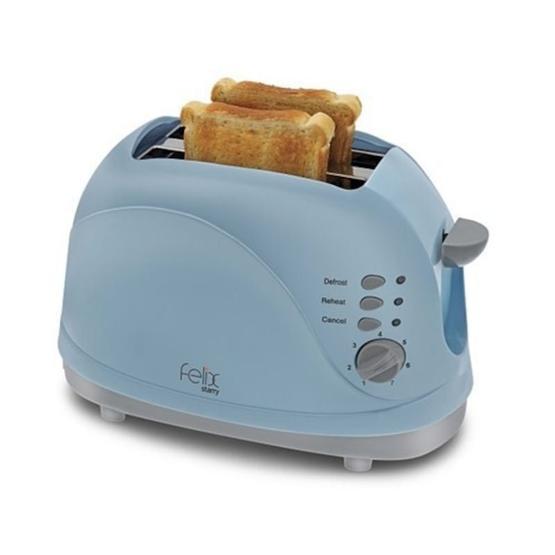 Felix FL285 Starry 700 W 7 Programlı 2 Dilim Hazneli Ekmek Kızartma Makinesi Mavi