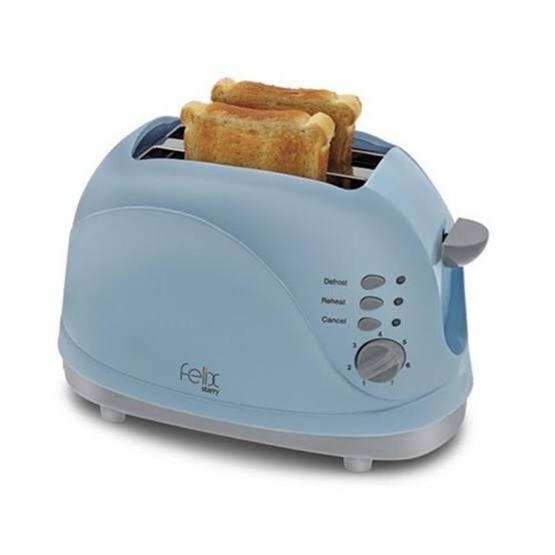 Felix FL285 Starry 700 W 7 Programlı 2 Dilim Hazneli Ekmek Kızartma Makinesi Mavi