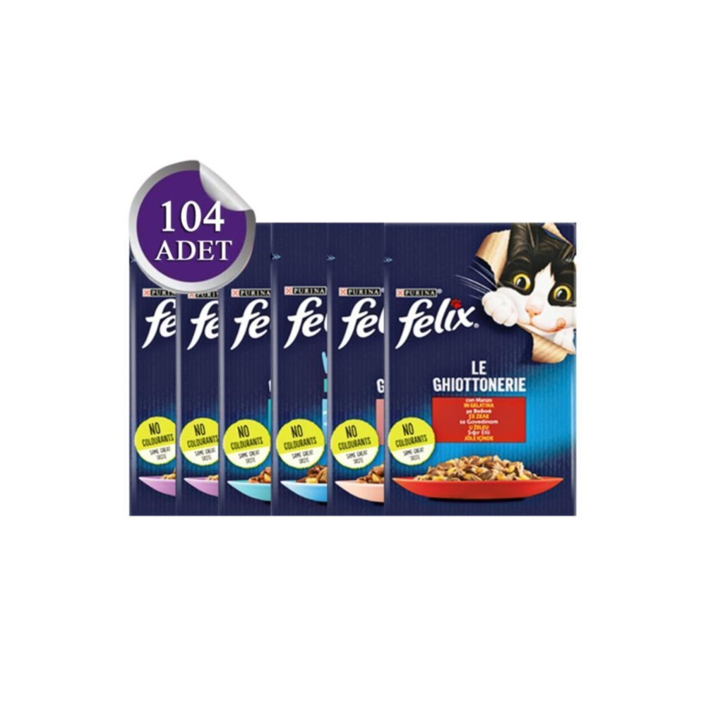 FELIX Karışık Yaş Kedi Maması 85 Gr X 104 Adet Evcil Hayvan Ürünleri Fiyatı