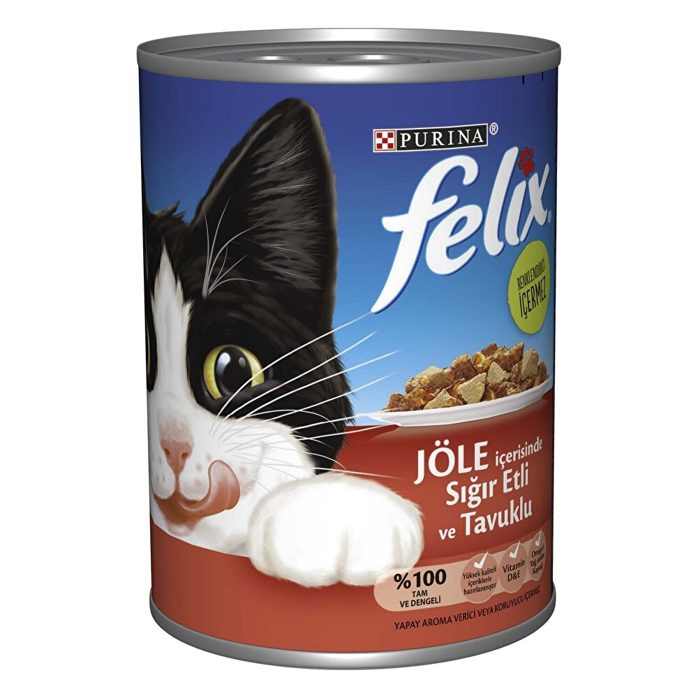Felix Konserve Sığır Etli Ve Tavuklu Kedi Maması 400 Gr Evcil Hayvan Ürünleri Fiyatı