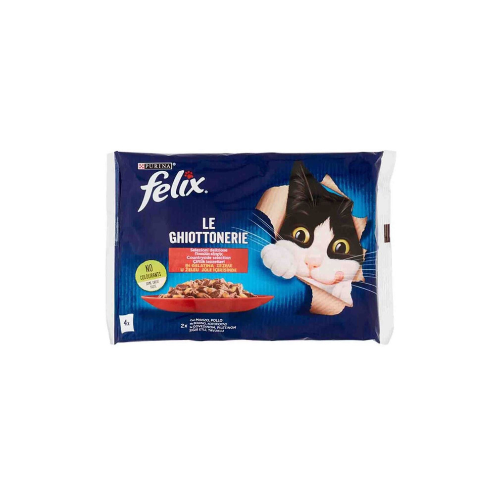 FELIX Multipack Sığır Ve Tavuk Etli Yetişkin Yaş Kedi Maması 4x85gr Evcil Hayvan Ürünleri Fiyatı