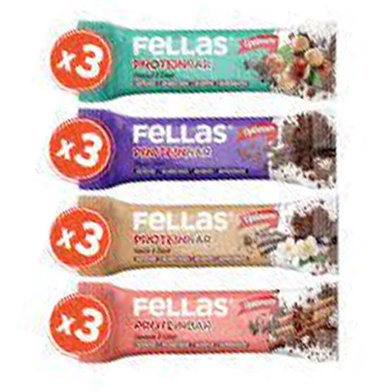 Fellas 12x32 gr Karma Kutu Protein Bar Granola ve Bar Fiyatı