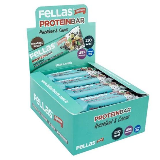 Fellas Protein Bar Fındıklı ve Kakaolu 32 gr x 12 Adet Granola ve Bar Fiyatı