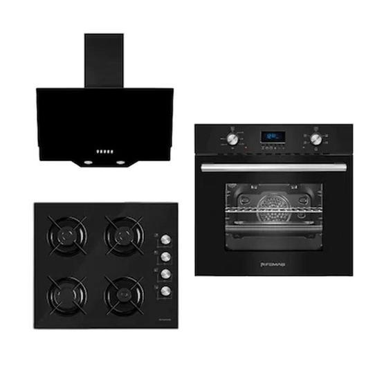 Femaş 5002 + 3140 CE + FD 101 Siyah Ankastre Set