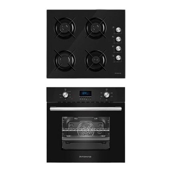 Femaş 5002 + 3140 CE + FD 101 Siyah Ankastre Set