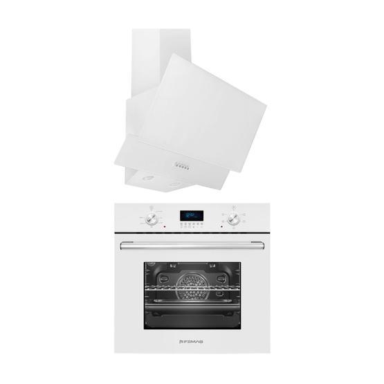 Femaş FD102 Davlumbaz - 5001 Fırın Beyaz Ankastre Set Ankastre Setler Fiyatı
