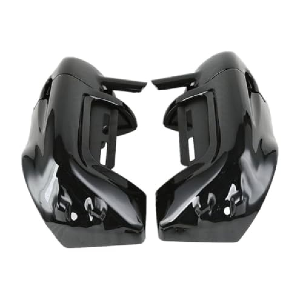 FEMPRXZ Glossy Black Lower Vented Leg Fairing for Electra Glide 1998-2012 for 1999-2010 for Road King 1999-2011 for 2006-2013 Street -(ABS Plastic)