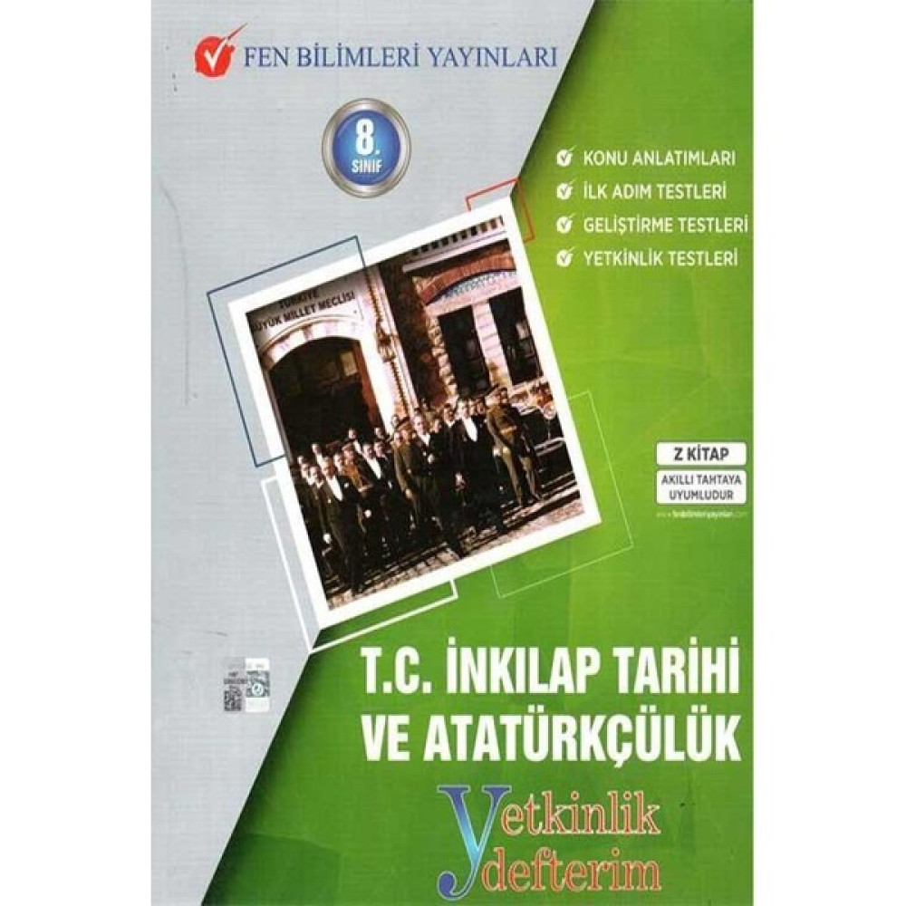 Fen Bilimleri Yayınları 8. Sınıf T.c Inkılap Tarihi ve Atatürkçülük Yetkinlik Defterim Eğitim Setleri Fiyatı