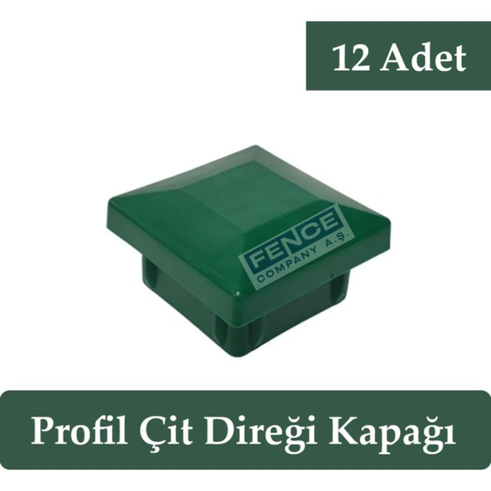 Fence Company Panel Çit Direk Kapağı 5X5 ( 12 Adet ) Bahçe Çiti Fiyatı