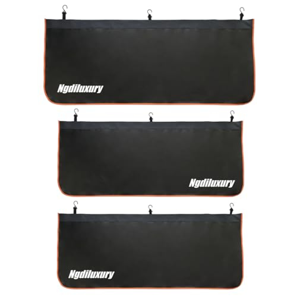 Fender Covers for Mechanics,3Pcs Microfiber Leather Car Fender with Stronger Magnets & Hooks Automotive Fender Protector Mats Pads for Sedans Trucks SUVs Station Wagon - Size L