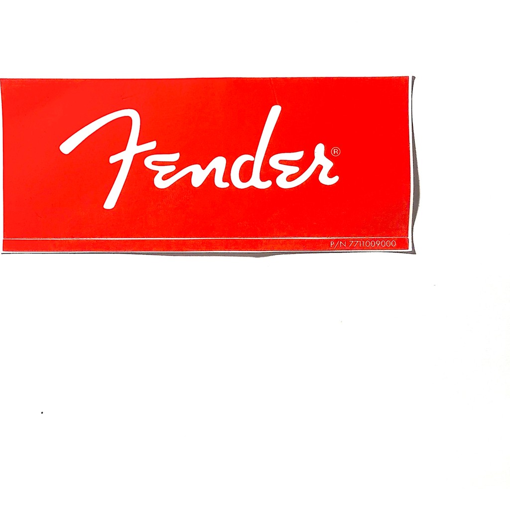 Fender Orjinal Logo Sticker Kırmızı Diğer Fiyatı