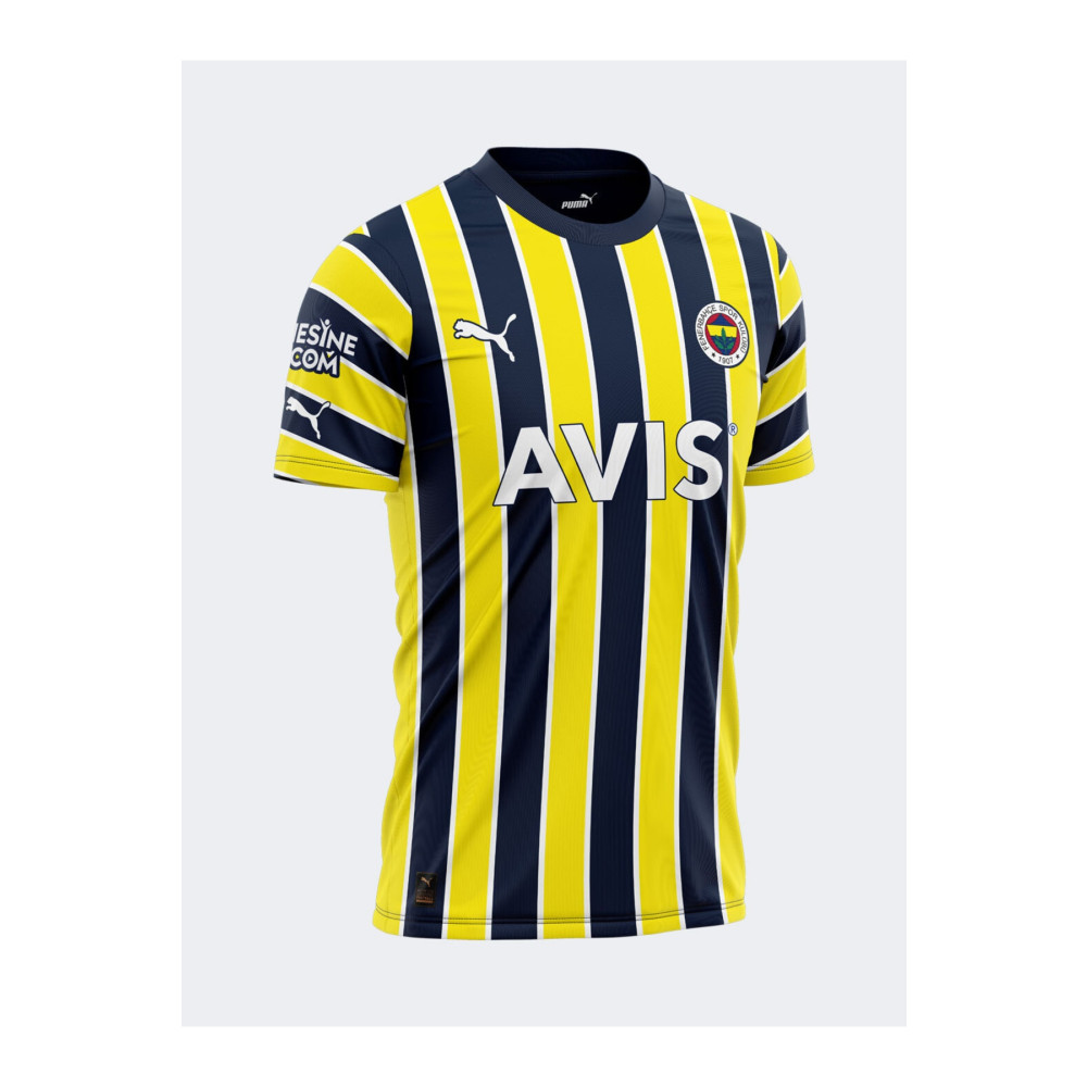 Fenerbahçe 2022/2023 Çubuklu Forma S Beden Erkek Forma Fiyatı