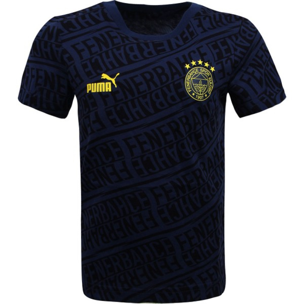 Fenerbahçe Puma Fenerbahçe Pattern Lacı Jr Tshır - Lacivert - 140 cm Oto Boyaları Fiyatı