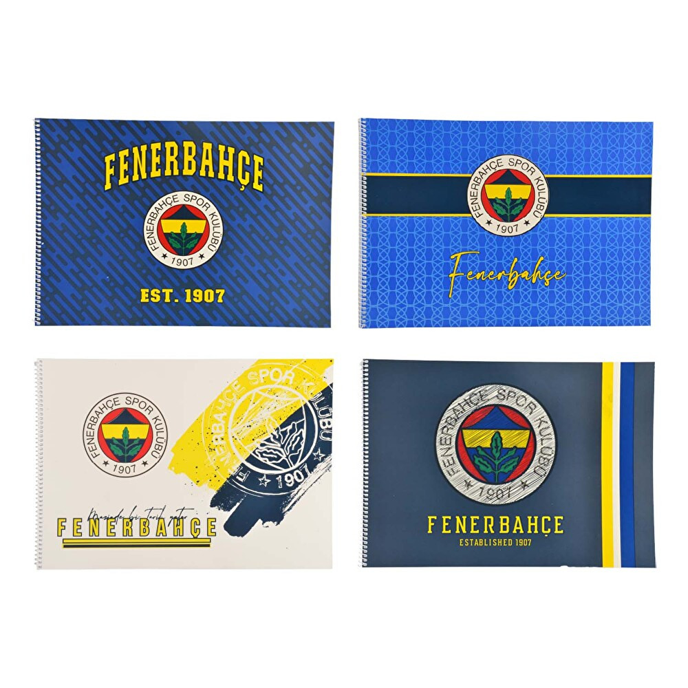 Fenerbahçe Resim Defteri Spiralli Karton Kapaklı 24X34 cm 15 Yaprak Defter & Kağıt Ürünleri Fiyatı