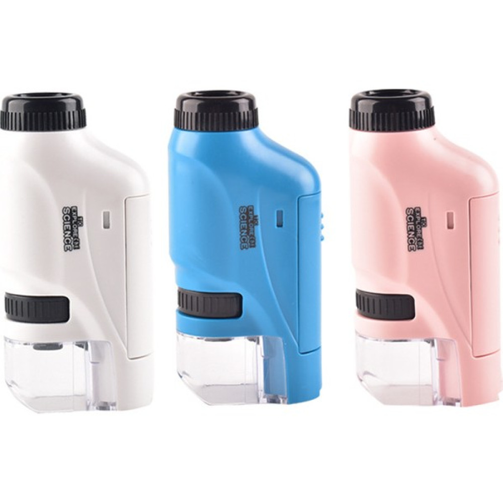 Fengxun-HB Çocuk El Taşınabilir Mikroskop Optik Mini Biyolojik Bilim Deney Ilköğretim Okulu Öğrenci Hediye Eğitici Oyuncak (Yurt Dışından) - Açık Mavi Eğitici Oyuncak Fiyatı