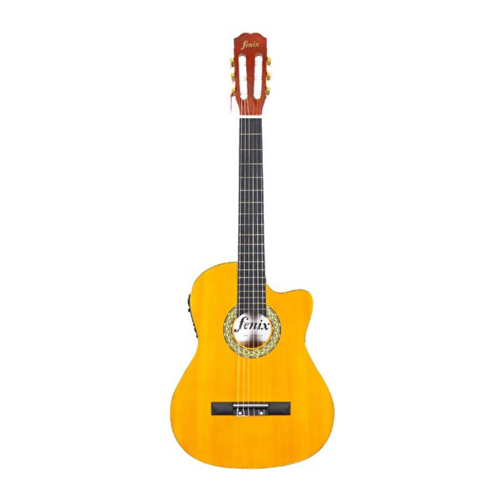 Fenix Fx-Cg209Cent Cutaway Natural Elektro Klasik Gitar Elektro Gitarlar Fiyatı