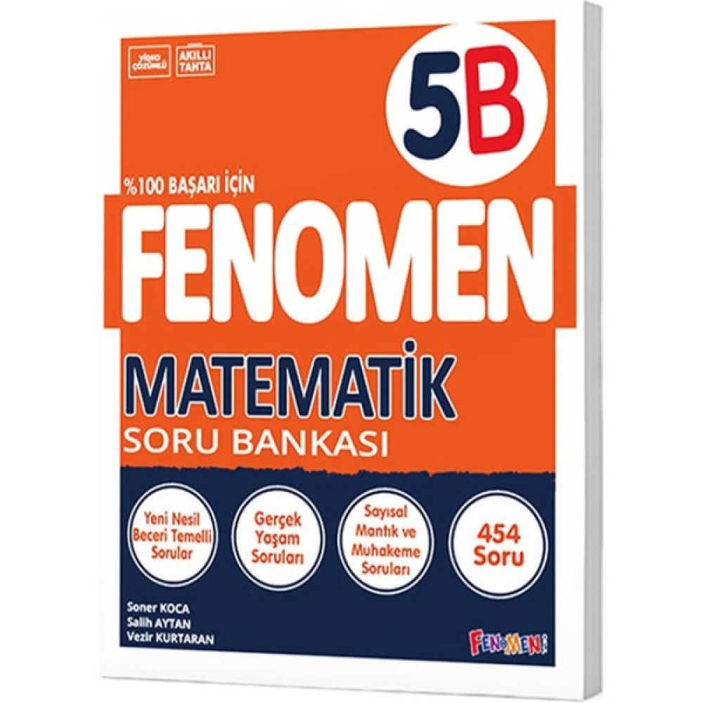 Fenomen 5. Sınıf Matematik (B) Soru Bankası Matematik Fiyatı