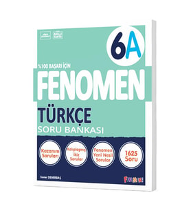 Fenomen Okul Yayınları  6 Türkçe (A) Soru Bankası Türkçe Fiyatı