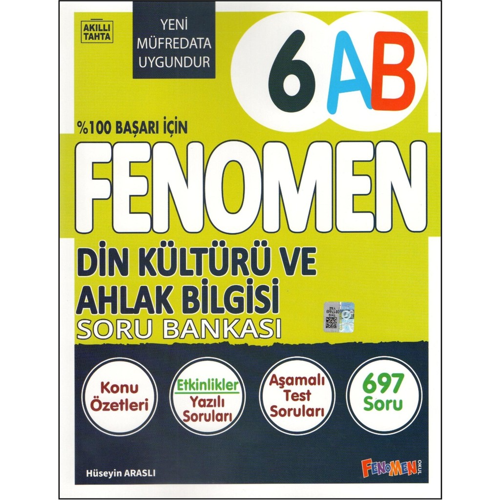 Fenomen 6.sınıf 6AB Din Kültürü ve Ahlak Bilgisi Soru Bankası Din Kültürü ve Ahlak Bilgisi Fiyatı