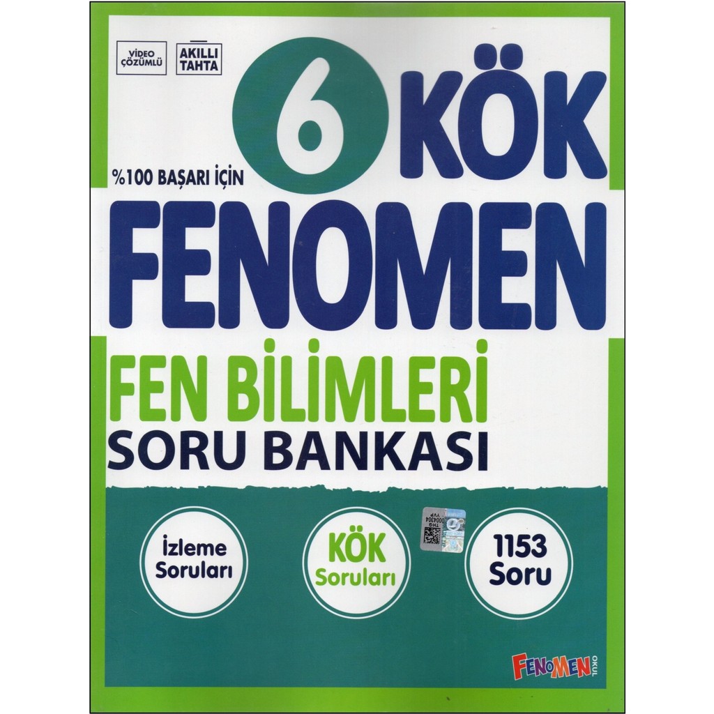 Fenomen 6.sınıf Kök Fen Bilimleri Soru Bankası Fen - Bilişim ve Teknoloji Fiyatı